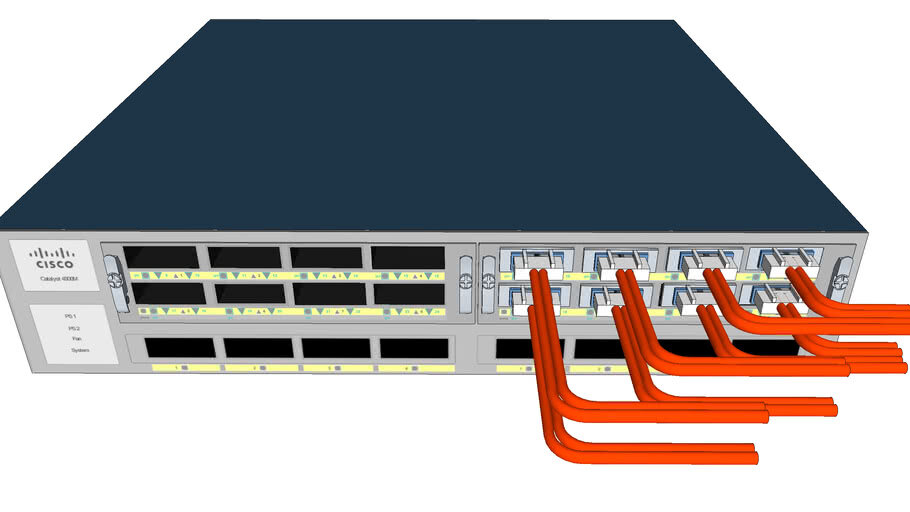 Top-of-rack Cisco Catalyst 4900 