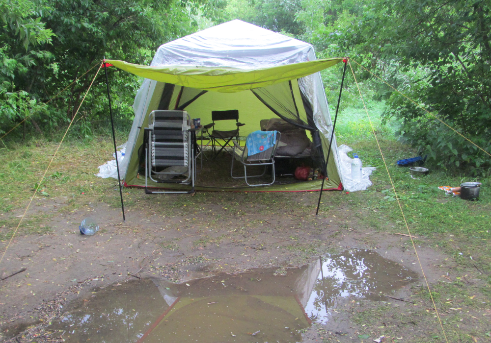 Первый день на Оке. После ливня. 