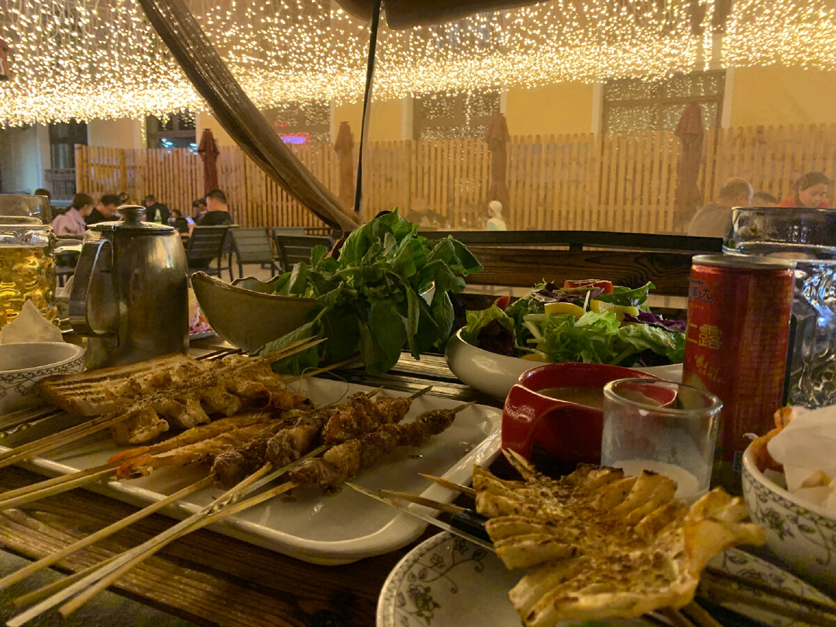 Китайские шашлычки, маленькие, но вкусные 