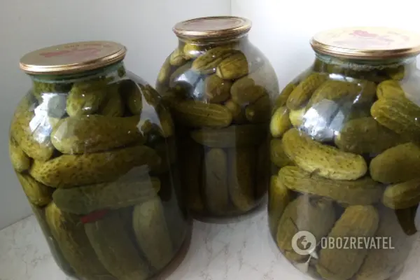 Маринованные огурцы по-польски