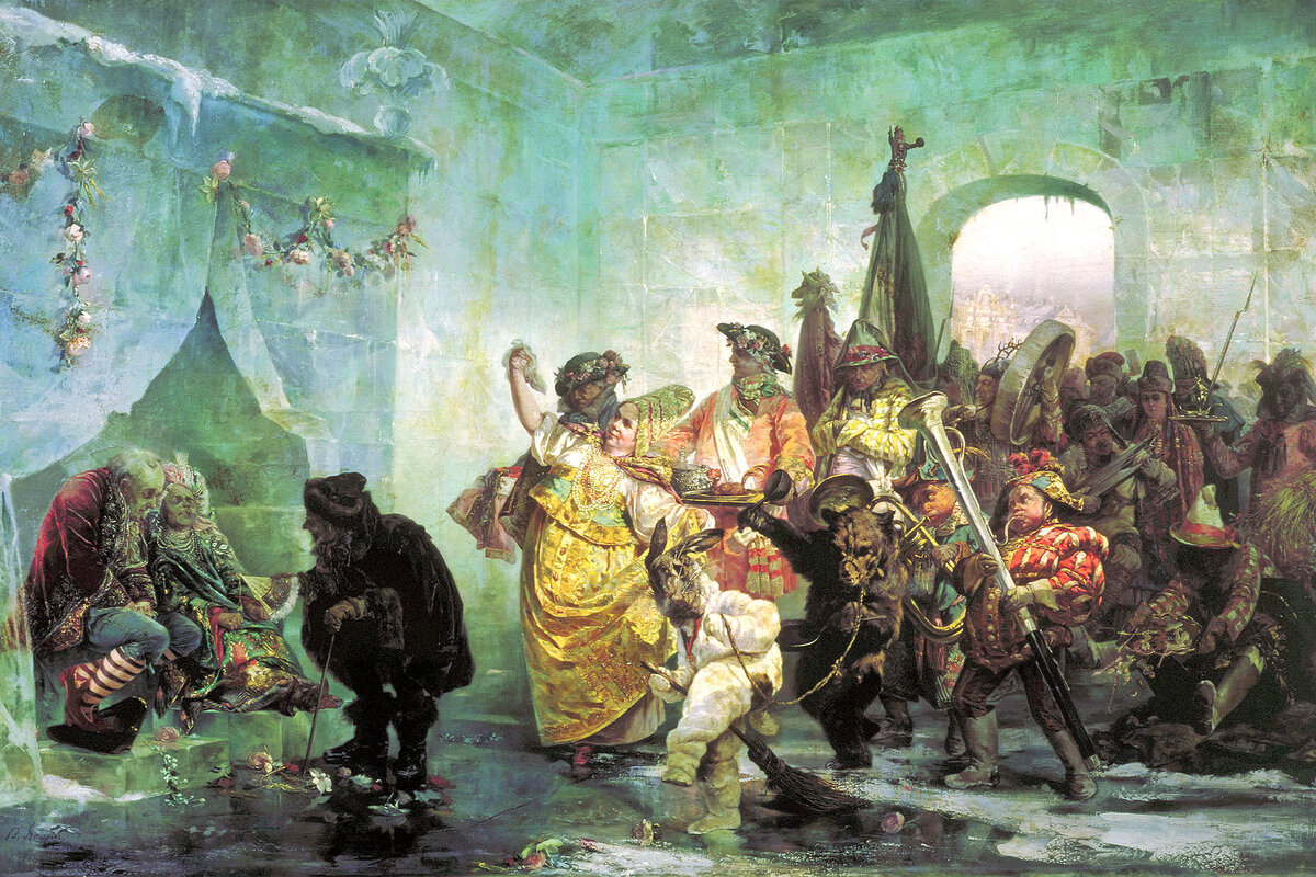 В.И. Якоби, «Свадьба в ледяном доме».