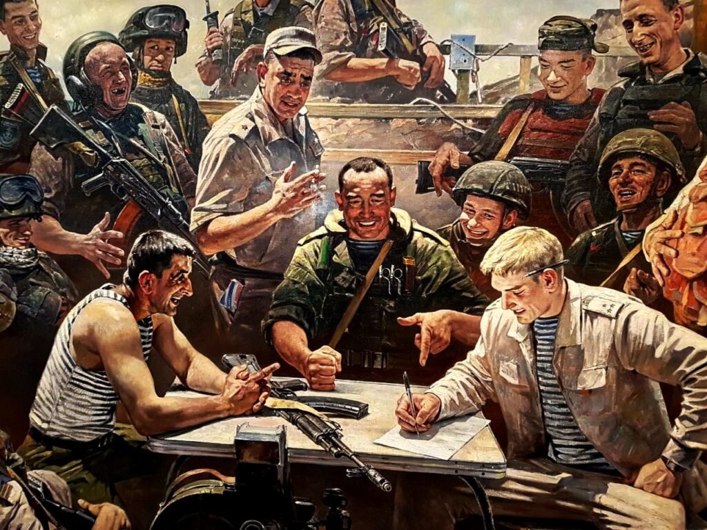 Укрупненный фрагмент картины. Источник изображения: http://voin-brat.ru/