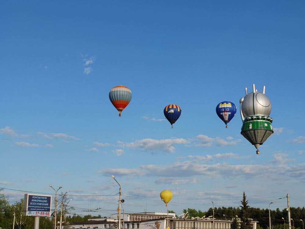 
Старт воздушных шаров