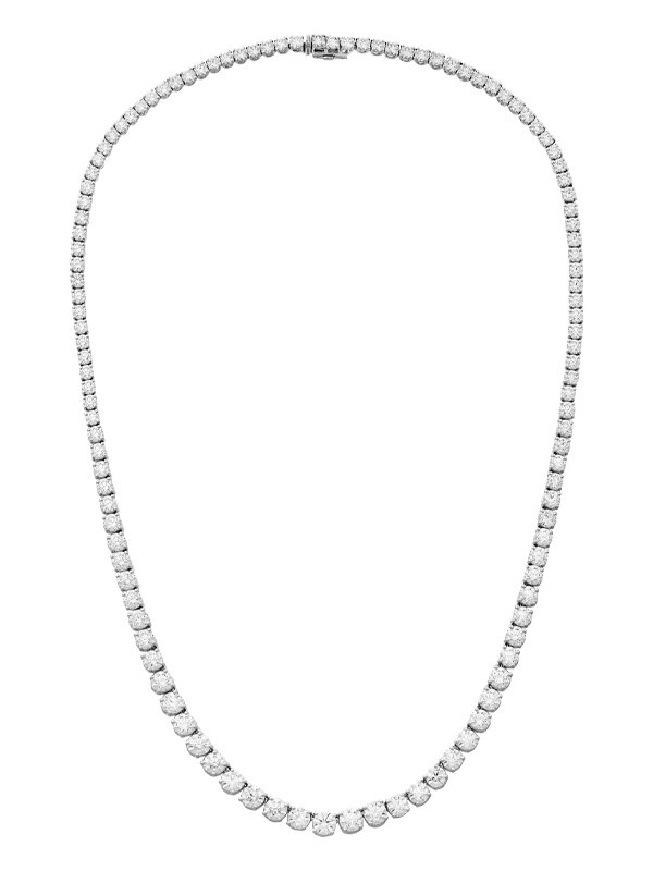 Колье Mercury Classic из белого золота с бриллиантами