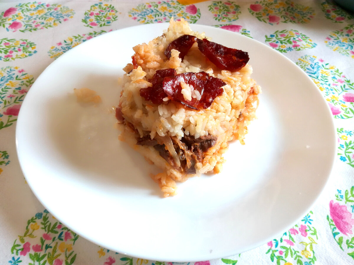 Утка с рисом