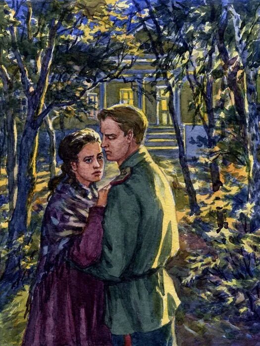 Наталья Леонова. Иллюстрация к рассказу Ивана Бунина «Холодная осень». Москва: Издательство «Пан Пресс», 2007. Изображение: labirint.ru