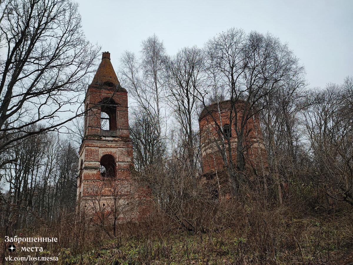 Церковь Димитрия Солунского. Дмитриевское Калужской области. Фото автора.