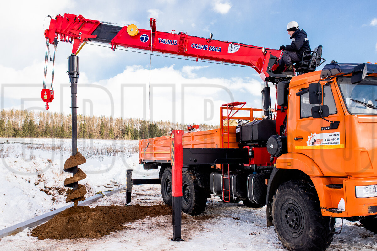 БКУ Taurus 086A на шасси бортового КамАЗ 43118