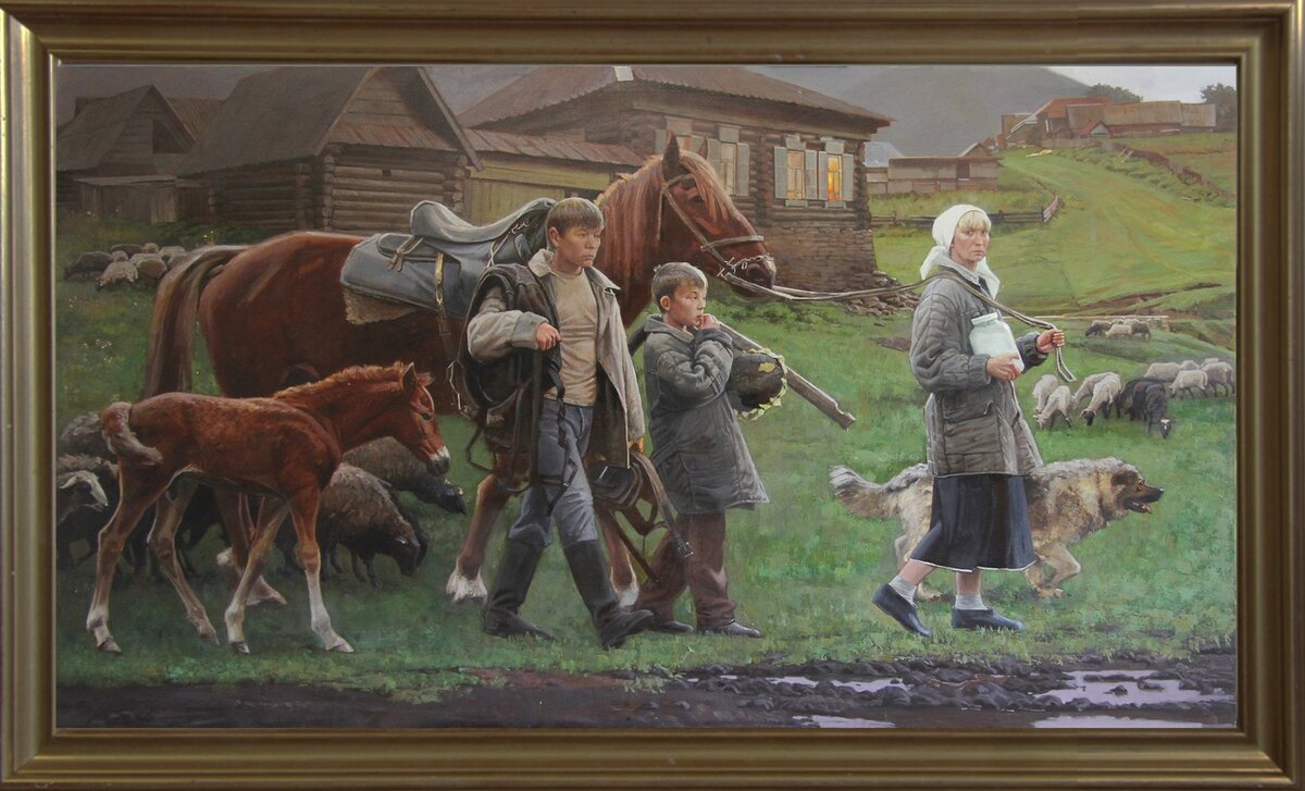 Байки про деревню. Картины художника Подшивалова Андрея.