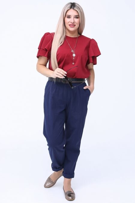 Свободные брюки стиля Чинос. Выбери свой стиль Lady-xl.ru