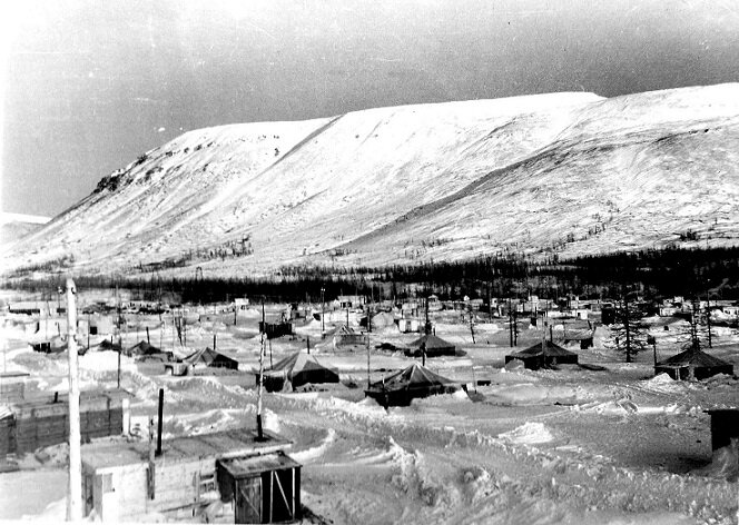 Из архива Норильлага. Талнах (ныне - район Норильска) 