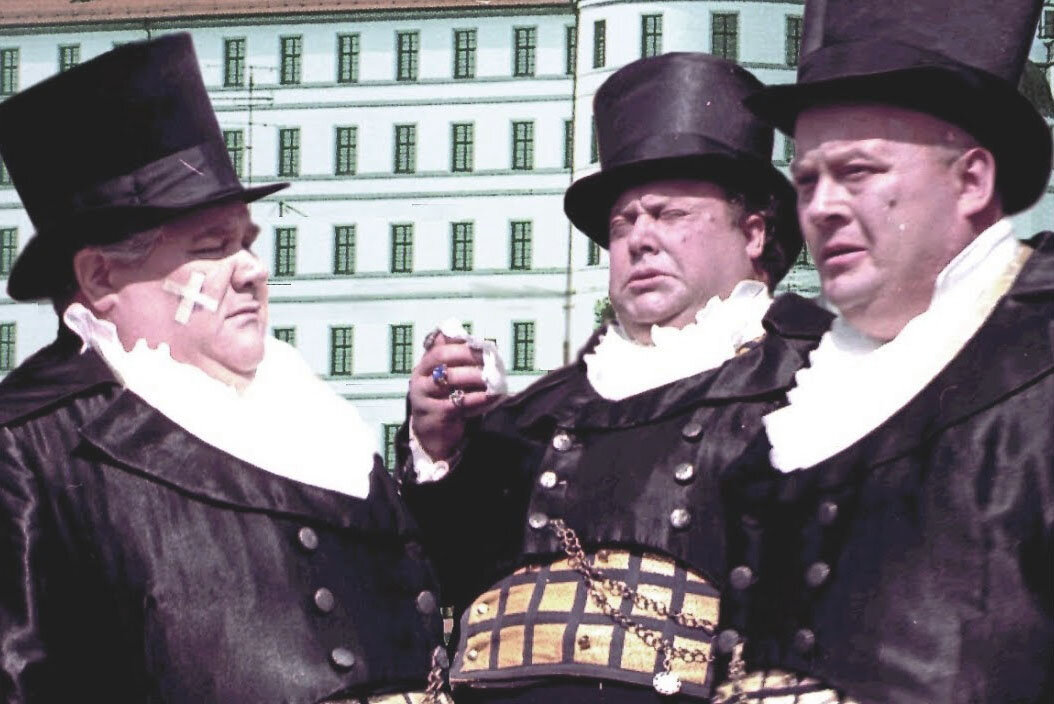 Кадр из фильма 1966 года "Три толстяка"