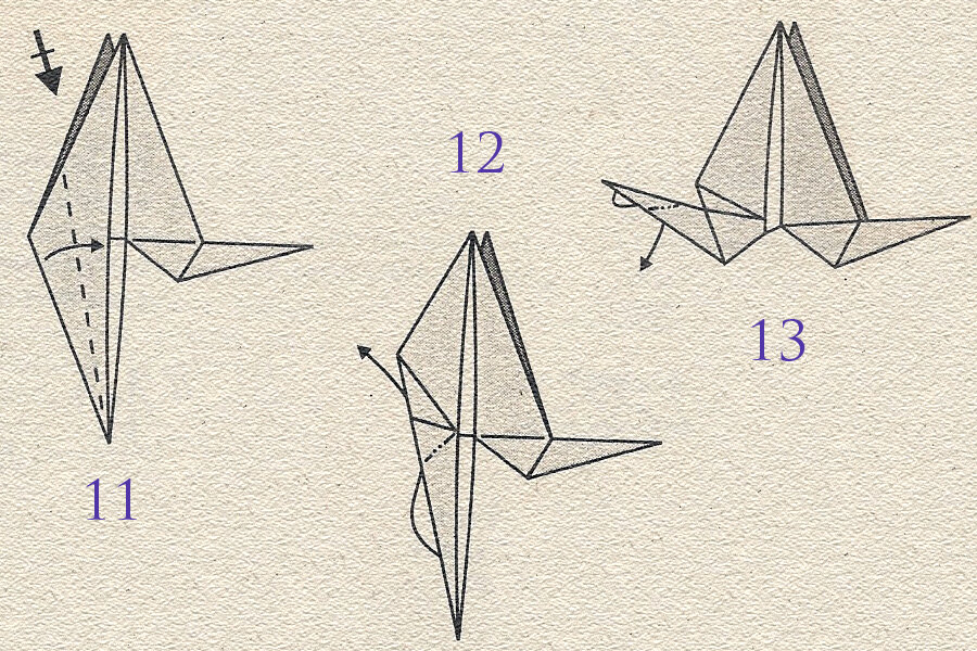 Журавлик. Оригами - Фотоотчёты. Воспитателям детских садов, школьным учителям и педагогам - mountainline.ru