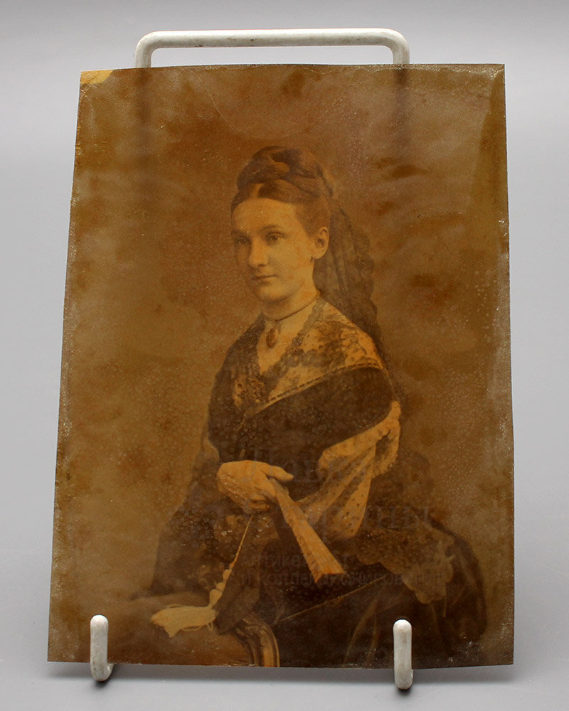 Старинная дагеротипия знатной дамы, Россия, 19 в.