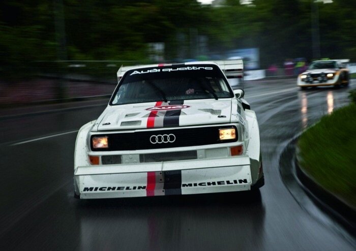 Так выглядит боевая  Audi Quattro S1, с двигателем 550 л.с.