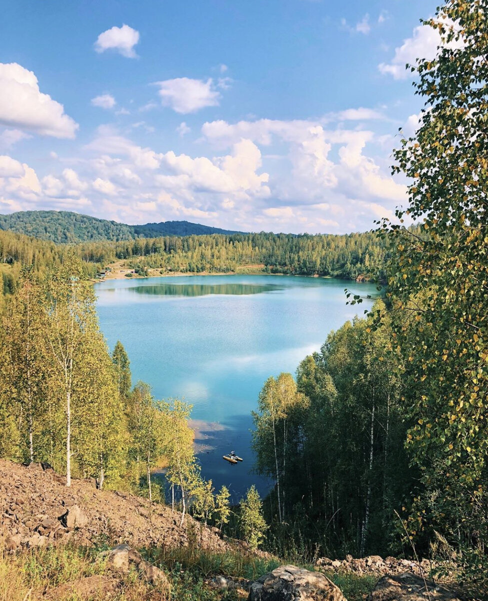 Апрелька озеро в Кемеровской