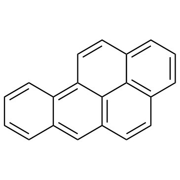 Химическая формула бензпирена / © Chemsrc