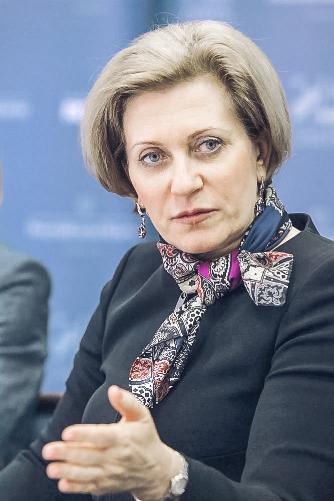 Анна Юрьевна Попова, глава Роспотребнадзора
