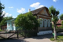 Дом, в котором Юрий Гагарин жил в школьные годы. Город Гагарин (бывший Гжатск)