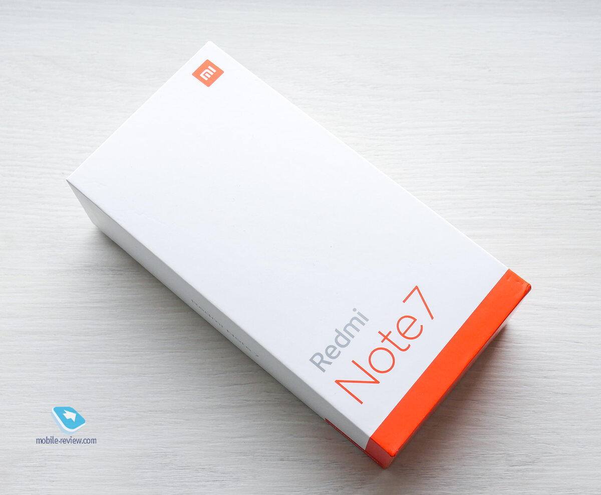 Коробка от Redmi Note 7