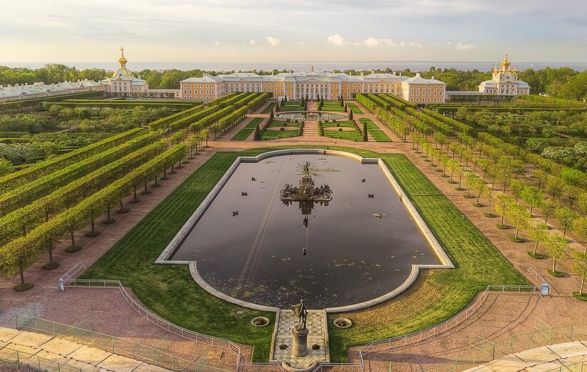 Петергоф верхний парк фото с названиями и описанием