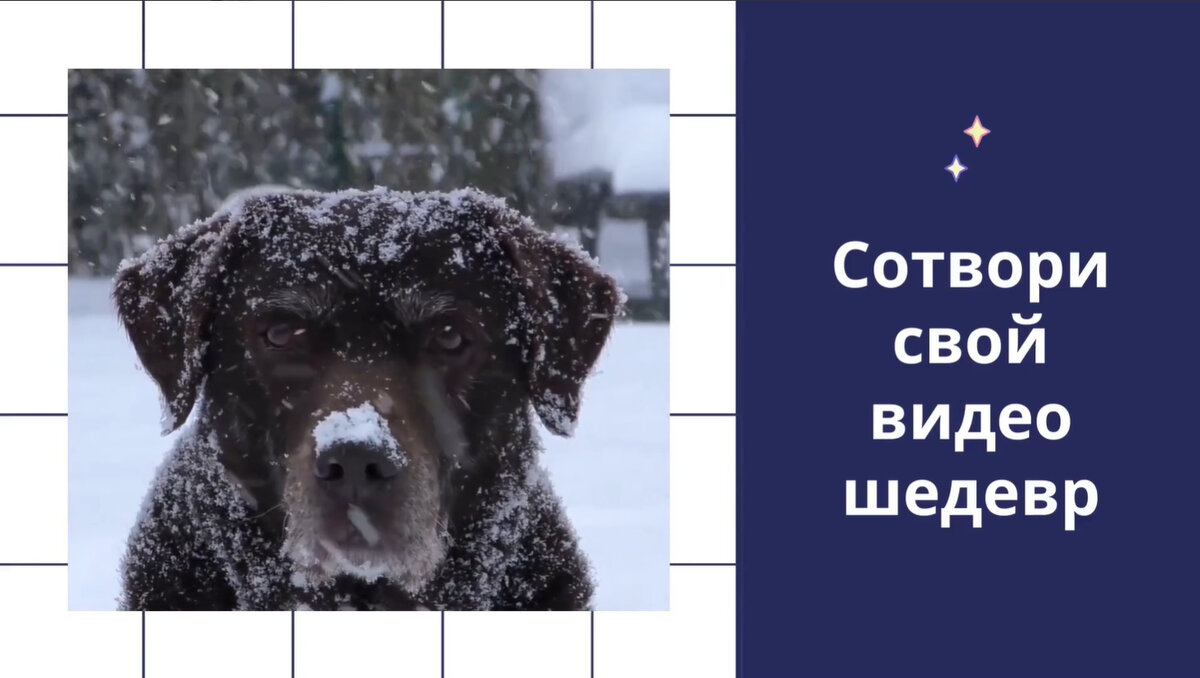 Сотвори свой видео шедевр.