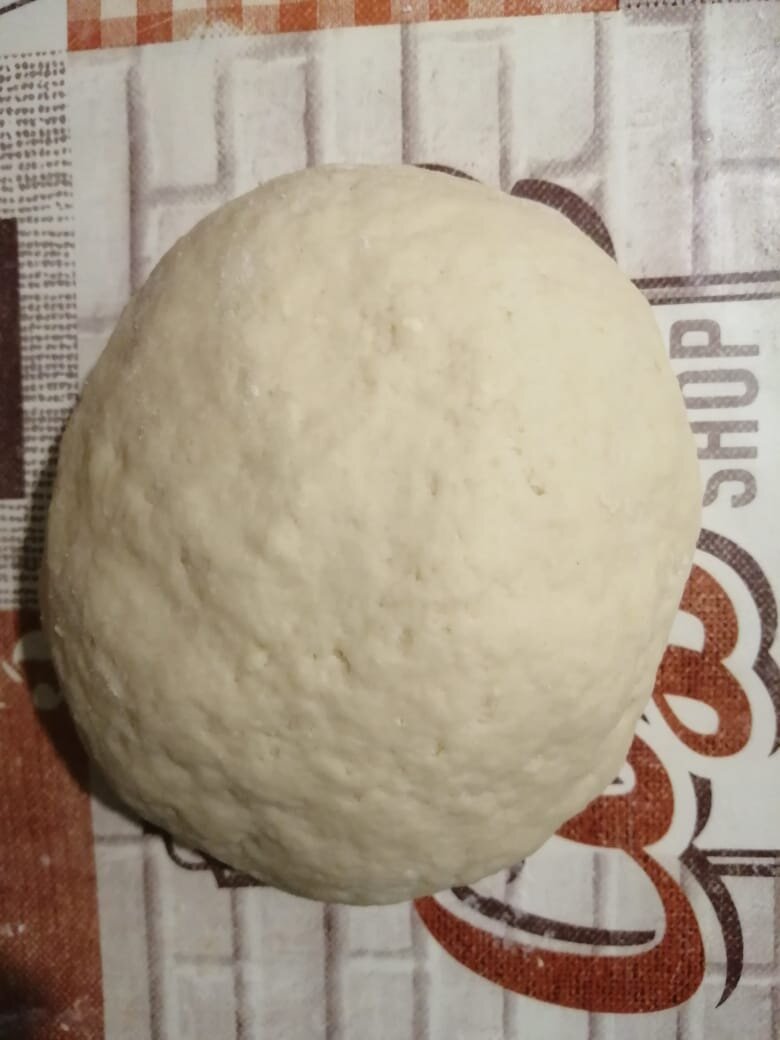 так выглядит готовое тесто.