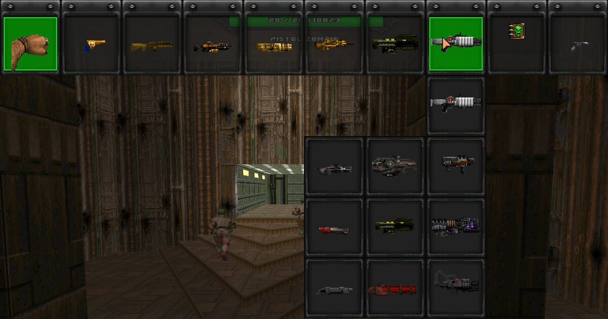 Слот 8 на примере нашего кастомного(собственного меню)