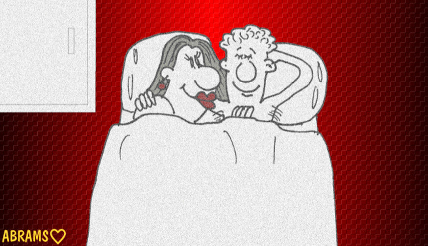 Карикатура-работа автора канала "Любовь - зла". ©All rights reserved