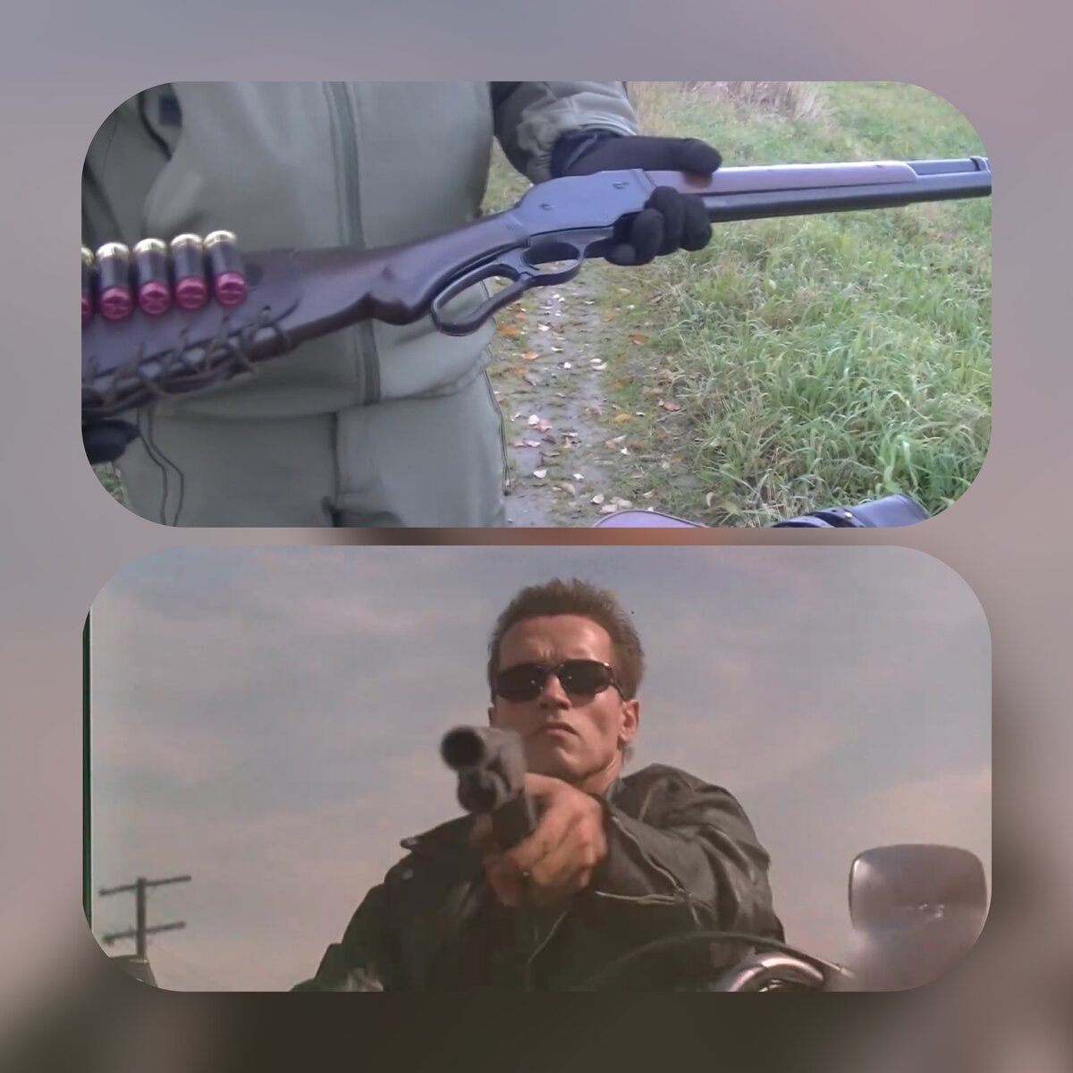 Арнольд с дробовиком