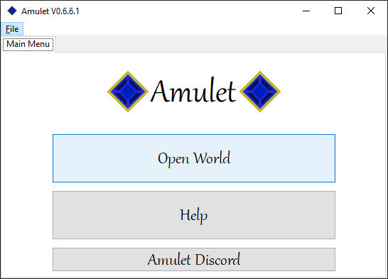 Нажимаем Open World