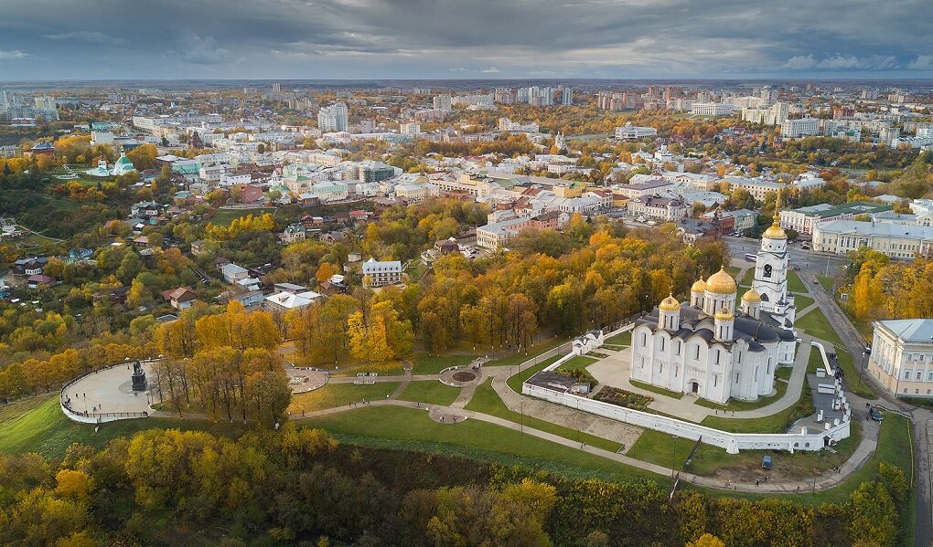 Вид города Владимир, фото взято с Яндекс.Картинки