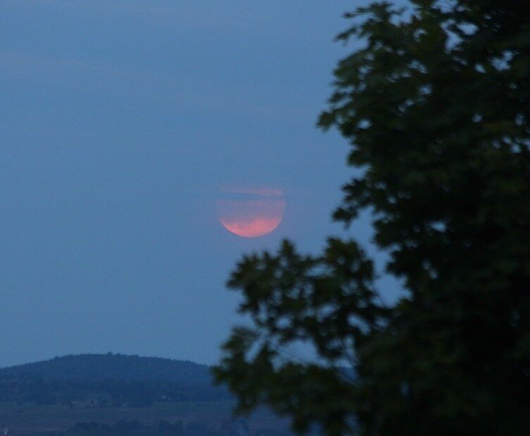 лунное затмение  5 июня 2020 года