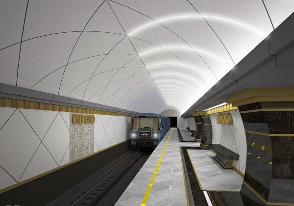 эскиз станции метро Кудрово