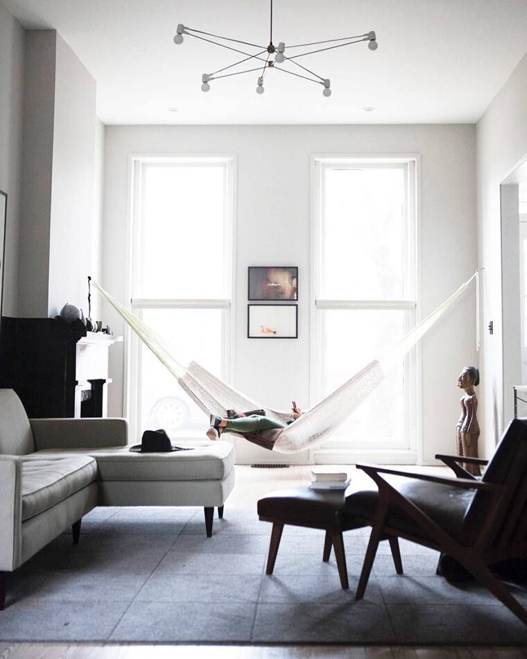 гамак в доме
