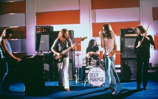 Deep Purple репетируют песни для альбома Deep Purple In Rock, 1969 г.