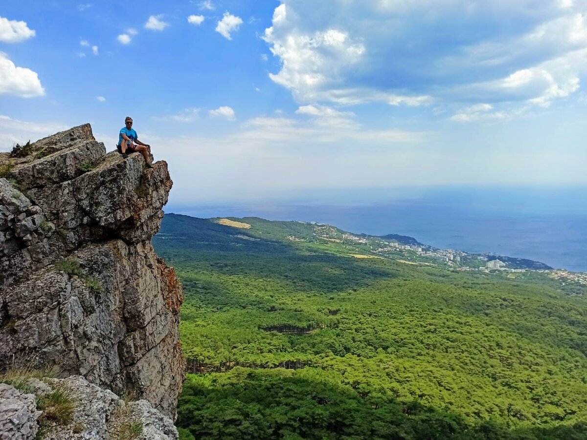 Середина подъёма на Ай-Петри