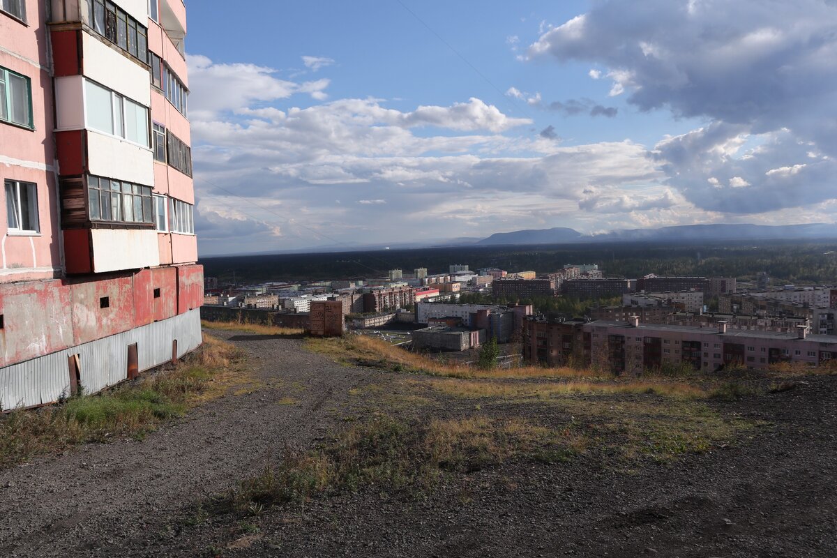 Талнах. Талнах Красноярский край. Пригород Норильска. Смотровая площадка Талнах. Норильск окраины.