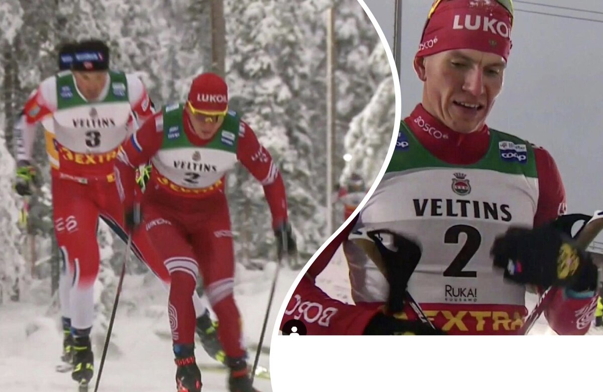 Большунов и норвежцы в Финляндии