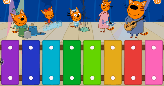 GIF- изображение из приложения Три кота.