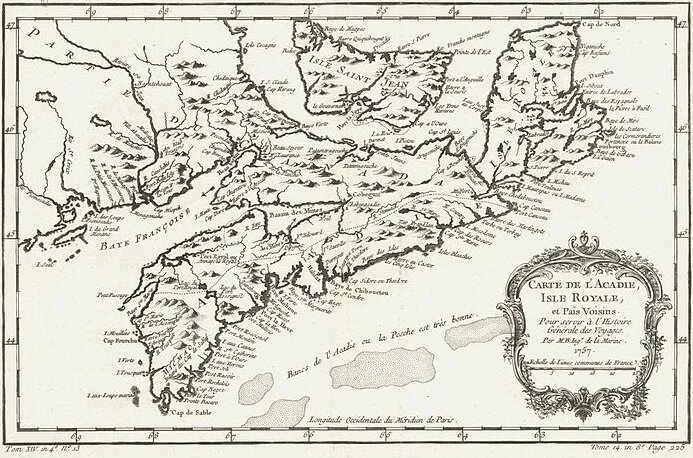 Акадия в 1757 году. Фото из интернета