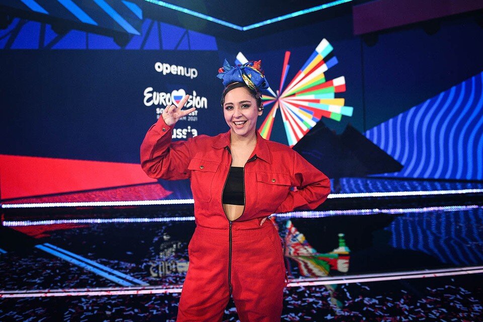 Манижа на Евровидении (фото kp.ru)