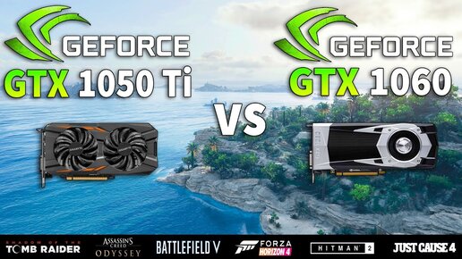 GTX 1050 Ti vs GTX 1060 Test in New Games