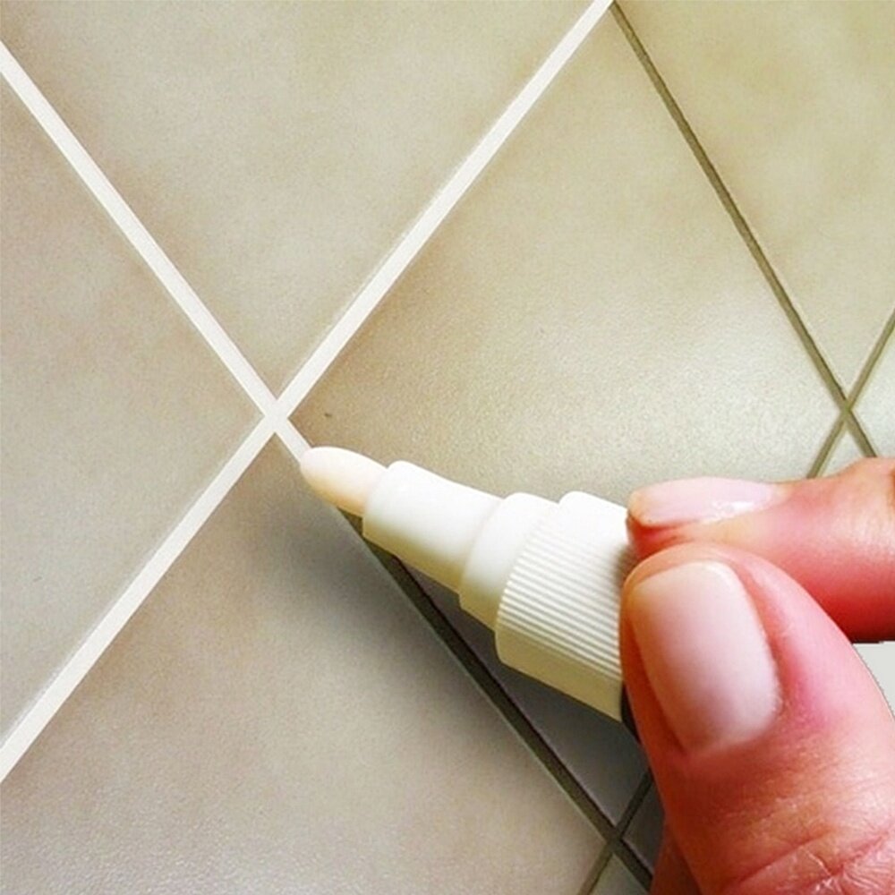 Отбелить швы плитки в ванной