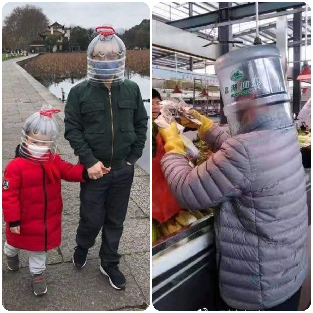 Бутылки против коронавируса
