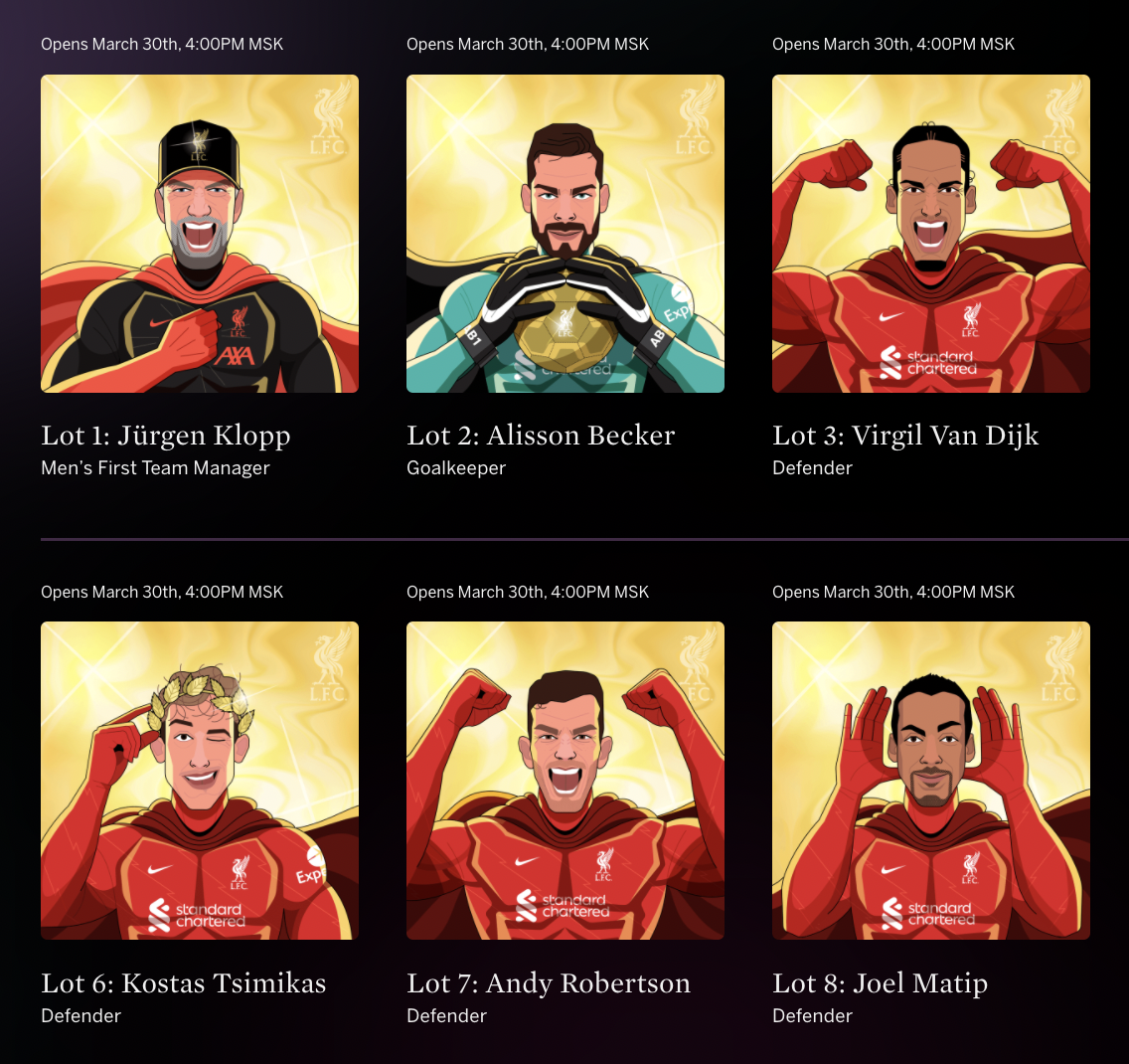 NFT-коллекция LFC Heroes Club