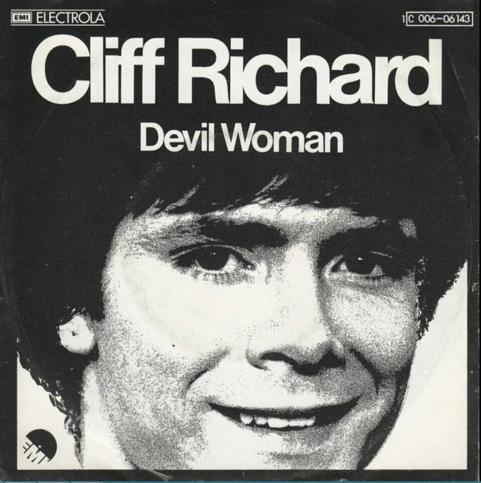 16 апреля. Cliff Richard - Devil Woman: хит 1976 года, популярный в СССР,  который очень современно прозвучал в фильме 2017 года | День рождения песни  | Истории | Дзен