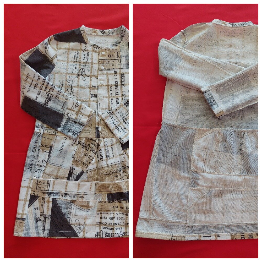 Из более крупных остатков можно сшить, например, детское платье.