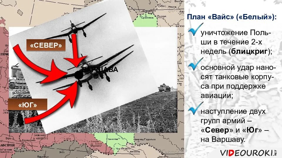 План захвата польши россией