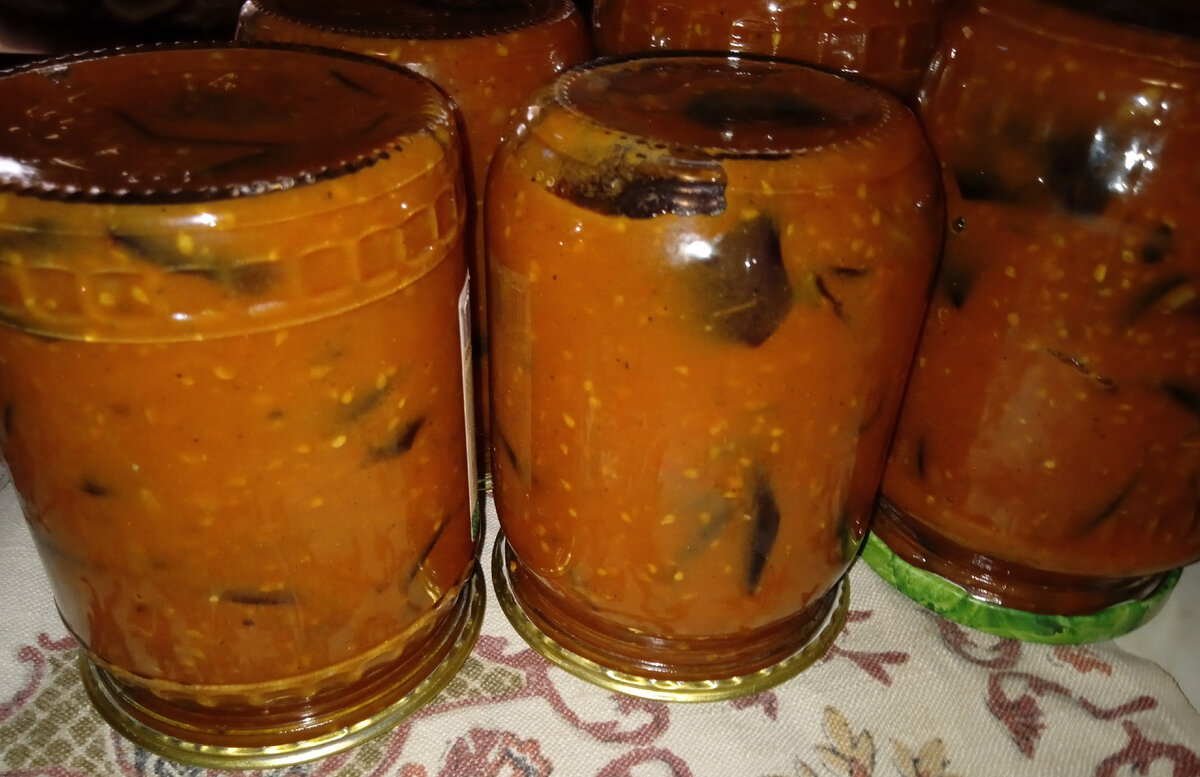 Баклажаны на зиму бланшированные
